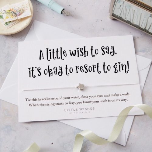 Little Wishes Resort to Gin Bracelet