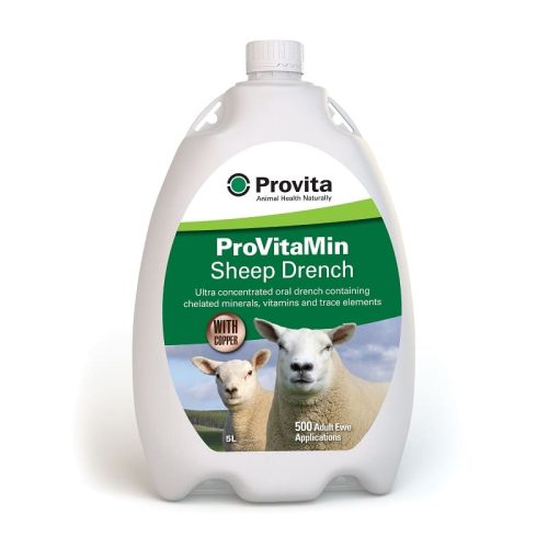 Provita provitamin sheep drench with copper