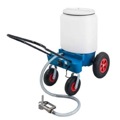 Wydale 110ltr 4 wheel electric milk mixer and pump