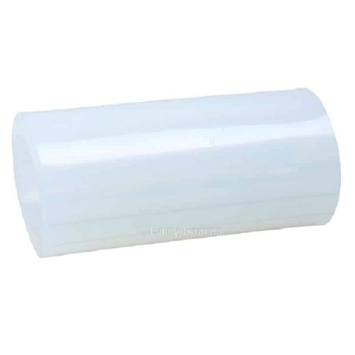 Clear silicone straight connector 50mm